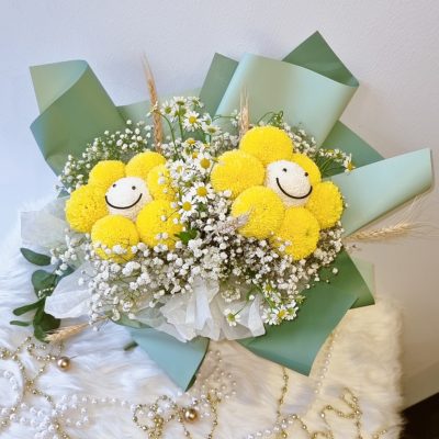 Double Happiness Flower Bouquet