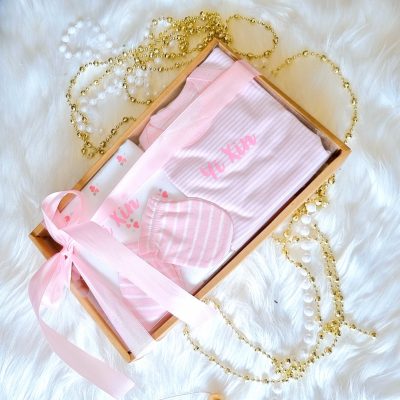 Simplistic Pink Customised Baby Hamper