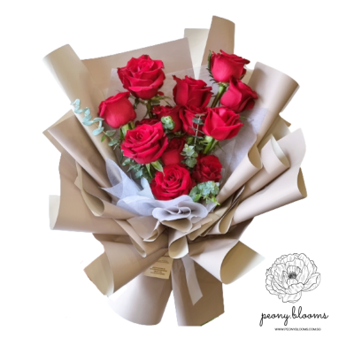 Elia Red Rose Bouquet (Vday)