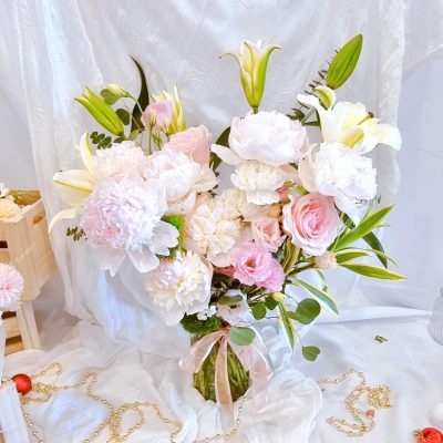 Lilies with Peonies Lelia Bouquet