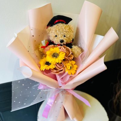 Soap Floral Graduation Bouquet