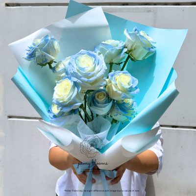 Sapphire Blooms Roses Bouquet (VDAY)