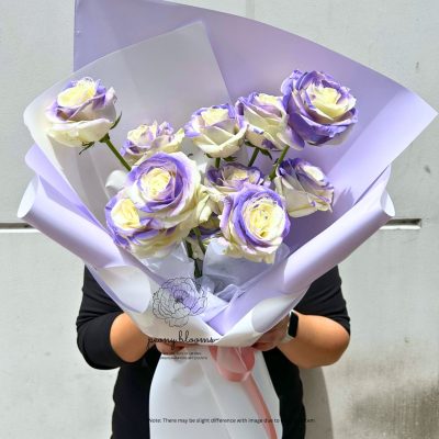 Violet Lavender Roses bouquet