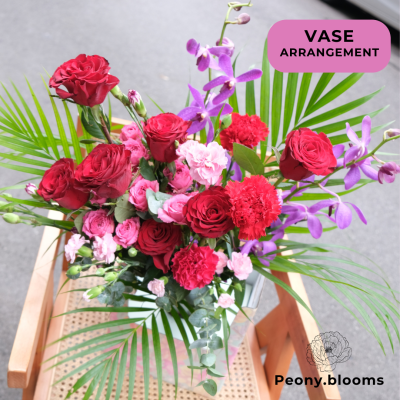Gina Rose Vase Arrangement