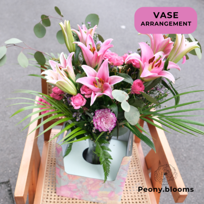 Lori Lily Vase Arrangement