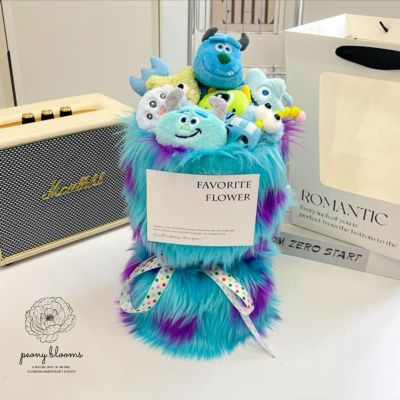 Monster Inc Theme soft toy plushie bouquet