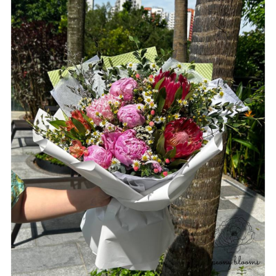 Ava Peony Bouquet