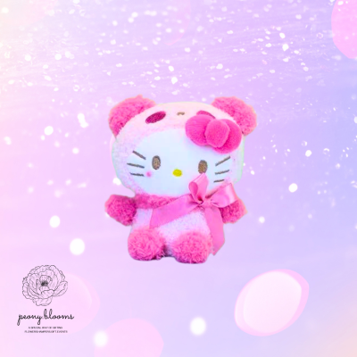 Hello Kitty inspired plushie soft toy
