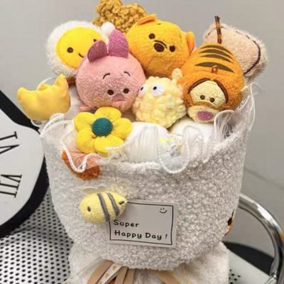 Pooh Bear Theme soft toy plushie bouquet Copy