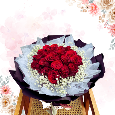 20 Red Rose Bouquet (Vday)