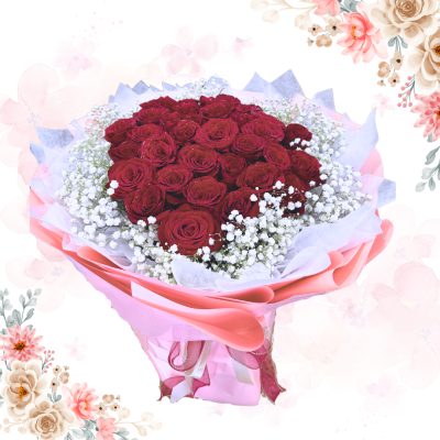33 Red Roses Bouquet (VDAY)