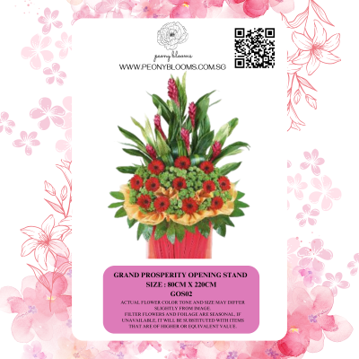 GRAND OPENING PROSPERITY STAND