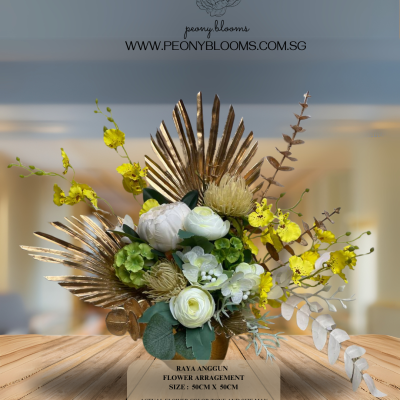 RAYA ANGGUN HARI RAYA FAUX FLOWER ARRANGEMENT