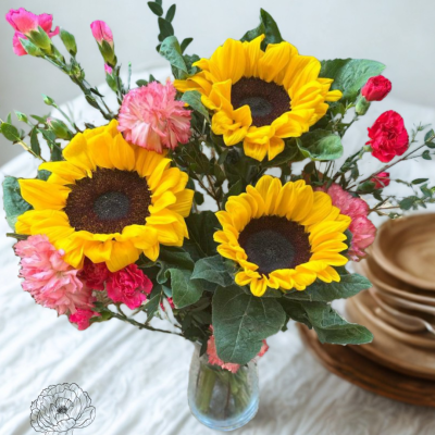 Shining Sun Vase Arrangement