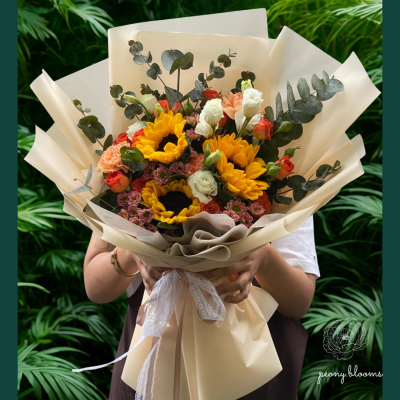 SUNSHINE SUNFLOWER BOUQUET