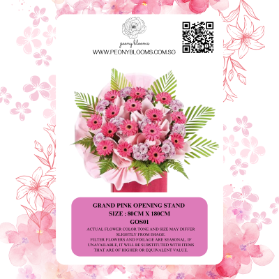 Grand Pink opening stand