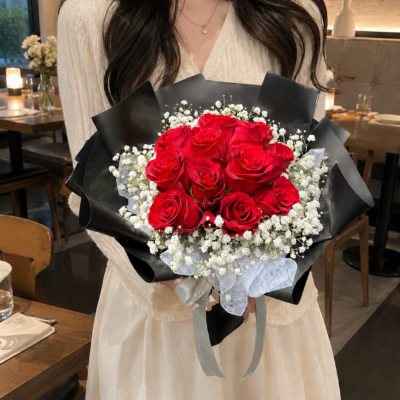 Candice 12 Roses Bouquet