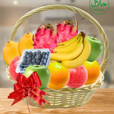 NATURE’S HARVEST FRUIT BASKET– COMES WITH GIFT HAMPER