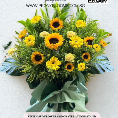 Vivien Sunflower Congratulations Stand GOS23
