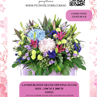 Lavish Bloom Grand Opening Stand GOS12