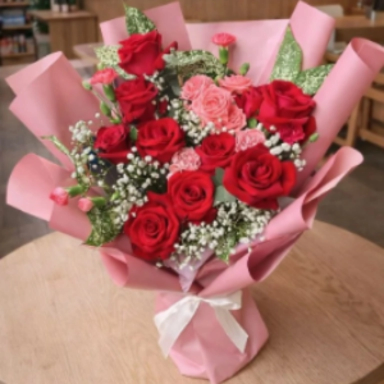 valentines day flower gift singapore romantic bouquet