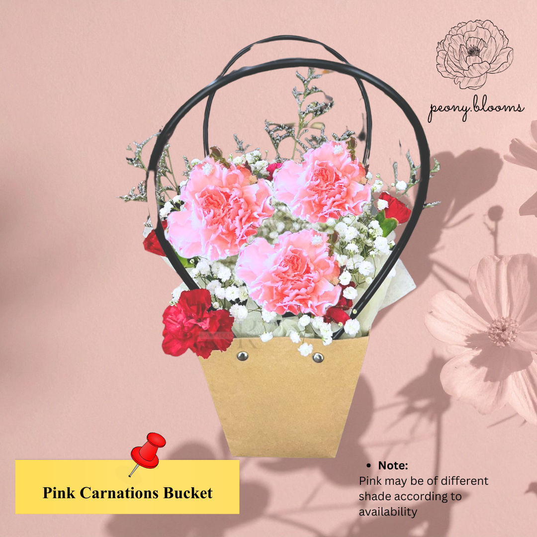 Carnations Basket 