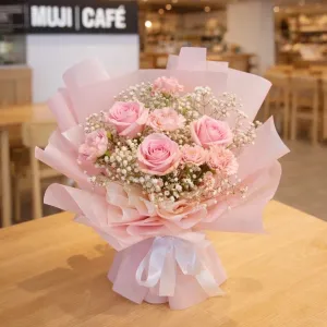 Della Pink Rose Bouquet