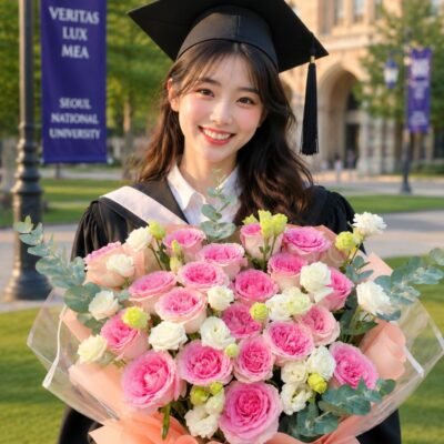 Lina Roses Graduation Bouquet FFBQ125R
